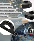 XTPTFABS 2-inch billet universal steering column mount, keyed, no-drop, black