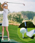 Two Pack Adjustable Golf Tees For Driving Range And Golf Simulators, Reusable PU Tees With 2 Heights From 2.13 To 3.15 Inches