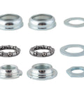 Bottom Bracket Set 24 TPI 68mm Silver One Piece Cup Kit With Bearings Included for bike maintenance and upgrades