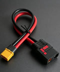 Super Cool Xt60s Male To Qs8 Female Charging Wire Cord For Rc Cars And Quadcopters With Thick Silicone Insulation For High Current Power Systems Available In Short Long And Extra Long Lengths.