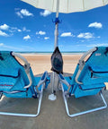4 Prong Beach Umbrella Hook Hanging Organizer For Towels Hats Clothes Cameras Sunglasses And Bags Blue Durable Plastic on pole