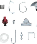 Variety of components from Stretch Fit Belt Tool For Easy No Brainer Damage Free Belt Installations And Fast Precise Automotive Maintenance