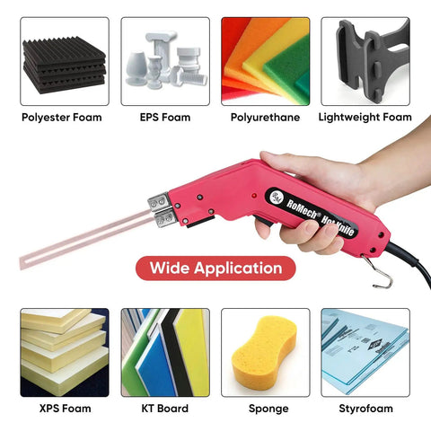 Heavy Hitter Electric Hot Knife Foam Cutter With 200 Watt Adjustable Heat Zero Hassle Quick Heat Up Slick Cutting Wire And Tough Carry Case For Eps Xps Eva Foam And Crafts
