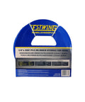 One Quarter Inch By One Hundred Foot PVC And Rubber Hybrid Air Hose With Brass Fittings packaging