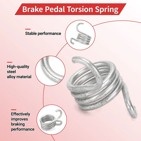 4 Piece Brake Return Springs Torsion Replacement For Medalist TXT 1994 And Up Golf Cart Accessories Heavy Duty Throttle
