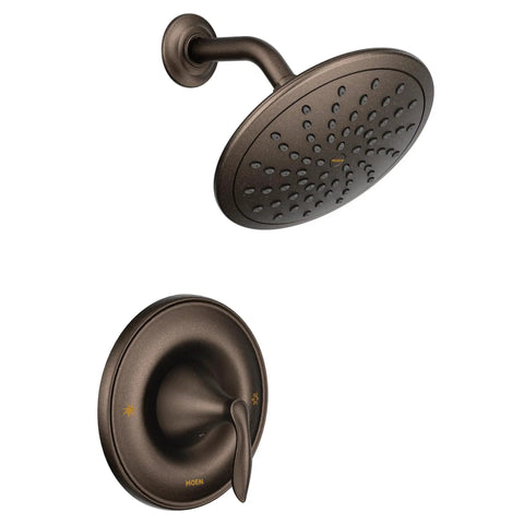 Eva Oil Rubbed Bronze Posi Temp Shower Trim With Eco Performance Rainshower Showerhead Valve Required Coordinating Collection