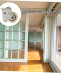 Heavy Duty Door And Window Bearing Pulley Roller Assembly Two Pack For Sliding Tracks in a residential setting