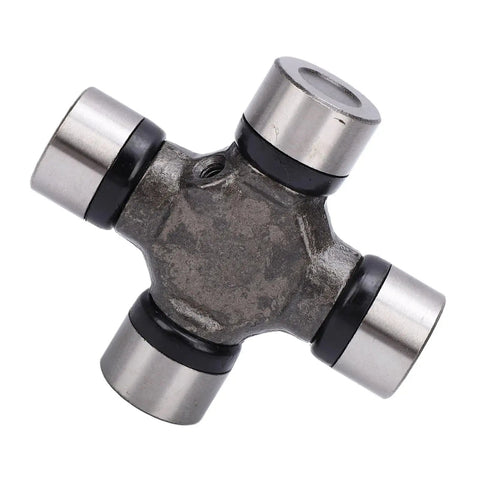 Universal Joint Kit For Spicer 1310 1350 U Joints Built To Last Replacement With Strap And U Bolt Kit Heavy Duty Forged Steel Construction Easy Lubrication Via Side Grease Fitting Works With Auto Drive Systems, cross joint close-up