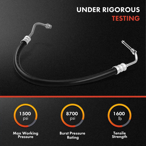 Ford Heavy Duty Power Steering Pressure Hose Line Assembly for F 250 F 350 F 450 F 550 Super Duty and Excursion 1999 2004