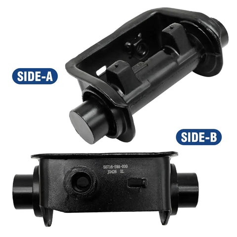 Rear Differential Dynamic Damper Mount Replacement For Honda CRV 2002 2003 2004 2005 2006 4WD Element 2003 2004 And ELYSION 2004 side A-B