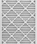 Pleated MERV 14 Air Filter 6 Pack, Real Size 17.75 X 29.75 X 0.75 Inches, Fits 18 X 30 X 1 HVAC Systems, front view of filter grid
