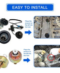 Chevy Knock Sensor Kit With Wiring Harness And Intake Manifold Gasket For Silverado Tahoe Avalanche Yukon Sierra Cadillac Hummer Drop In Replacement 12601822 2133521 89060413 installation guide
