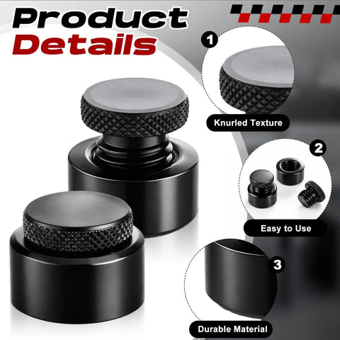 4 Pack Adjustable Screw Jacks Set 0.79 To 1.18 Inch Range Steel Machinist Jack Stands With 1 Ton Capacity with knurled texture