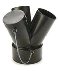 Real Deal 6 To 4 Inch Dust Collector Port Splitter Molded From Rugged Abrasion Resistant Abs for woodworking stations.
