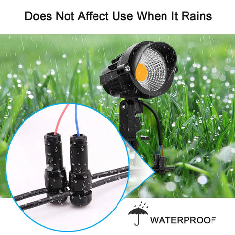 22 Pack Low Voltage Waterproof Landscape Light Cable Connectors 12-20 Gauge Wire Connectors for Outdoor Path Lights