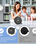 Replacement Outer Bowl Lid For NC700 Series Ice Cream And Soft Serve Makers Fits NC701 And Similar Models Black Color
