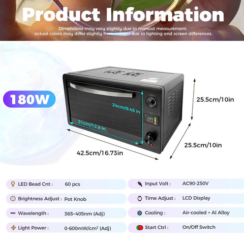 Heavy Duty Uv Resin Curing Box With Snappy Digital Timer And Dope Sixty Led Array For Straight Fast One To Three Second Cure And Reliable Daily Craft Setup Today