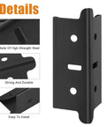 Built Tough Post Coupling Connector for Steel Shelving Posts fits up to 1.25 inches wide, easy modular expansion, heavy-duty steel