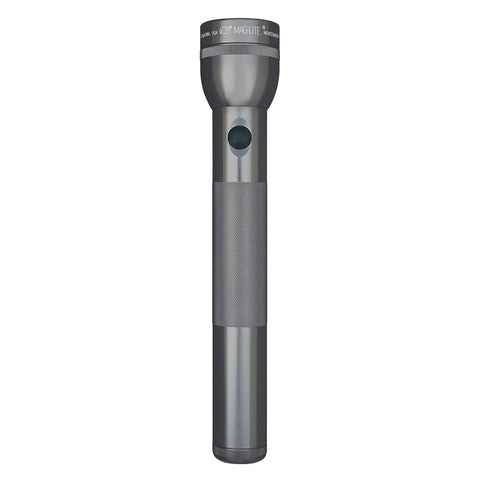 LED 3-Cell D Flashlight Gray For Outdoors And Emergency Prep, Gear-Ready, Heavy-Duty Aluminum Body, Weather-Resistant Seals