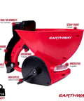 Red Ergonomic Hand Spreader With Built In Armrest And Trigger For Comfort Adjustable Reel Control Sealed Gearbox High Speed Crank
