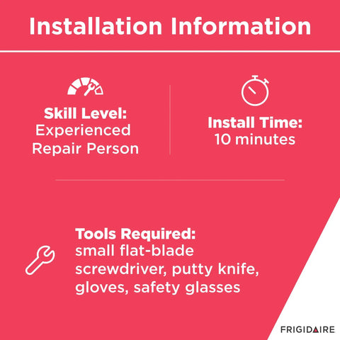 Installation info for Replacement User Control And Display Board For Freezers Model 297370604 White Frigidaire OEM Part.