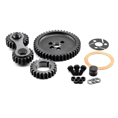 Timing Gear Drive Set For Small Block Chevy 265 283 305 307 327 350 383 400 Aluminum Performance Upgrade With Direct OEM Style Fit