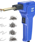 110V Plastic Welder Kit With LED Lights And 200 Hot Staples Pliers for car bumper plastic welding and gas tank repair