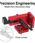 45 Degree Miter Coupler And T Track Stop Block For Woodworking Guide Rails Tough As Nails Aluminum Alloy Backing Connector Chute Locator