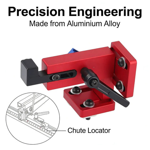 45 Degree Miter Coupler And T Track Stop Block For Woodworking Guide Rails Tough As Nails Aluminum Alloy Backing Connector Chute Locator