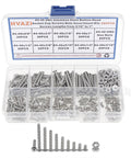 Solid As A Rock 260 Piece 4-40 Unc Button Head Socket Cap Screws Paired With Matching Hex Nuts 304 Stainless Steel Hardware Kit