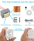 Long Lasting Plug In 18V 500mA Video Doorbell Power Adapter With 315 Inch Cable Quiet Transformer parts diagram