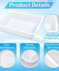 Three Pack Polypropylene Containment Trays For Lab Use 20 L By 14 W By 5 H Rectangular Lab Tray product details with handles