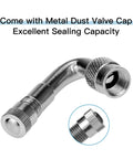 Six Pack Valve Stem Extenders With 45 Degree 90 Degree And 135 Degree Angles For Schrader Tires Compatible With Dual Wheels