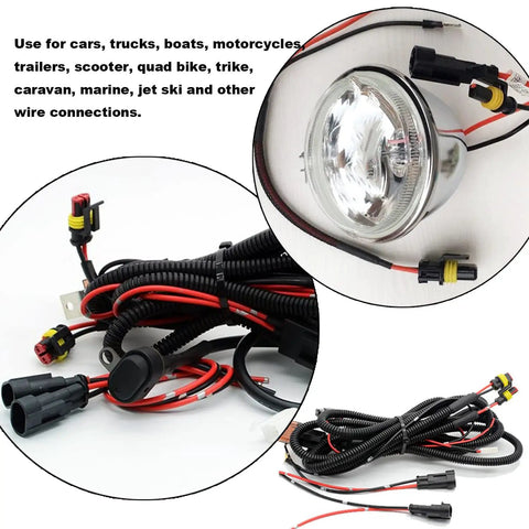 Waterproof 2 Pin Automotive Electrical Connectors Kit With Quick Disconnect Plugs, 25 Sets For 16 22 AWG Wires, silicone seals