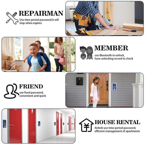 Smart Key Lock Box Wall Mount With Four Unlock Methods Password, One Time Link OTP, App Bluetooth Unlock, Fixed Time Password, And Optional Wi Fi Remote Access Bridge, A Handy Key Safe For Homes, Realtors, Apartments, Garages, And Stores