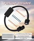 VCM Muzzler Tuner 2 Upgrade Harness Disable Kit Replacement Muzzler Plug Module For Honda And Acura 3.5L V6 Engines