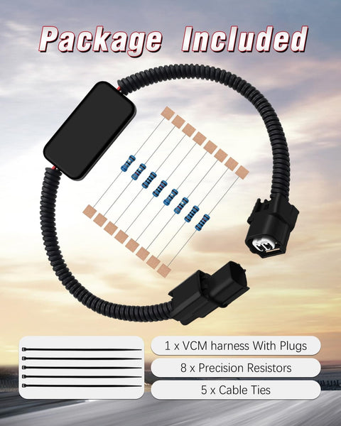 VCM Muzzler Tuner 2 Upgrade Harness Disable Kit Replacement Muzzler Plug Module For Honda And Acura 3.5L V6 Engines