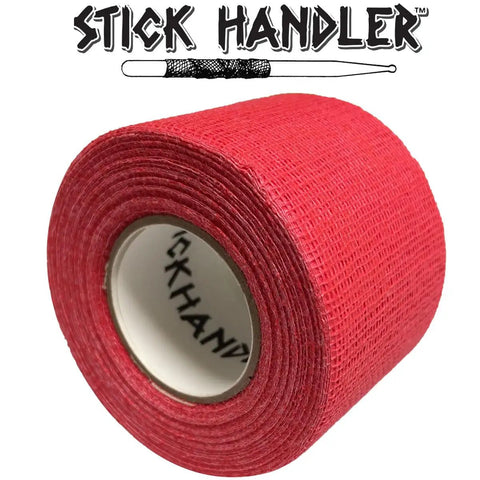 Stick Tight Drumstick Grip Tape Pro Pack With Ten Red Cotton Gauze Wraps For No Slip Nonsense and Shred Ready Performance Made In Usa, red gauze tape roll.