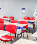 Keep Hands Clean With This Please Wash Your Hands Sign Stickers 4 Pack 10 By 7 Inch 4 Mil Vinyl Self Adhesive Weatherproof displayed in a classroom
