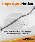 Adjustable Front Track Bar For Ram 2500 3500 2003-2013 Fit 2-6 Inch Lift, eye-to-eye steering rod shown with bushings