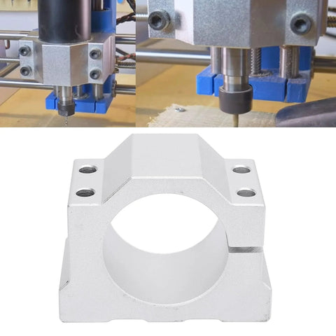 45mm CNC motor bracket in aluminum for spindle mounting