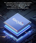 Close-up of Havcybin 2.4G chip for 6 Channel 2.4G RC Boat Transmitter With F06A Receiver highlighting technology details