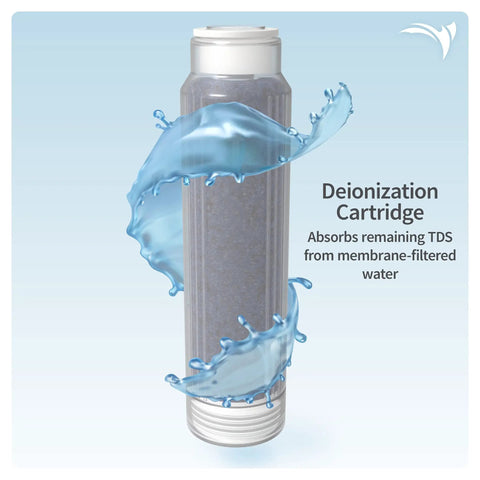 All In One Sediment Carbon Block And Mixed Bed Color Changing Deionization Filter Replacement Kit for RO Systems deionization cartridge