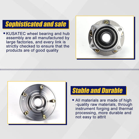 Beefed Up Front And Rear Wheel Bearing And Hub Assembly 513266 For Hyundai Santa Fe Veracruz And Kia Sorento 2007 To 2018