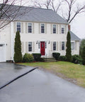 Water Activated Flood Barrier 17 Feet One Pack That Swells Up To Three Point Five Inches In Minutes in front of a house