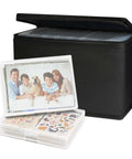 5x7 Photo Storage Box Set with 8 Inner Photo Cases Ultra Roomy Capacity Holds Up To 1000 Photos Includes Carry Bag