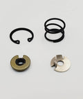 Sick Heavy Duty 10 Tooth Starter Drive Jackshaft Repair Kit For EVO Twin Cam Motors 1994 To 2006 components including springs and lock plates.