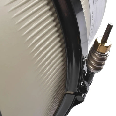 Close-up of Pleats on EC-160301 Replacement Cartridge Assembly For Clean And Clear Plus 420 Sq Ft Pool Filter