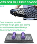 1020 Mesh Trays With Holes Mesh Bottom Seed Starting Tray For Microgreens Germination And Propagation shown with weights