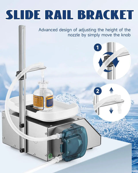 Straight Up Automatic Liquid Filler Machine With Digital Scale And Heavy Duty Peristaltic Pump For Essential Oil Perfume And Spray Bottles Dead Nuts Accurate No Hassle Setup For Serious Grind Workers